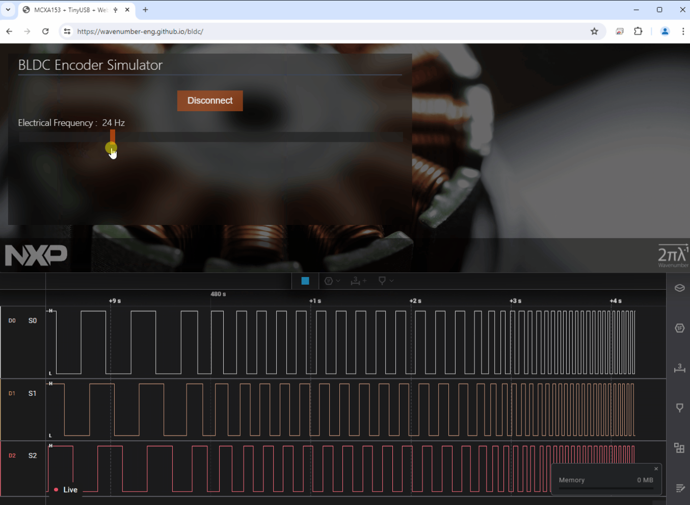 Using TinyUSB, MCX A and WebUSB to Create a BLDC Motor Controller Test Tool